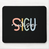 キュート外科用Icuナースシチュチーム共同。ウィメンズブレック マウスパッド (正面)