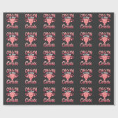 キュート子宮頸部産婦人科医OBGYN ラッピングペーパー (フラット)