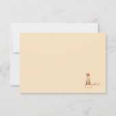 キュート子猫ノテカード サンキューカード (裏面)