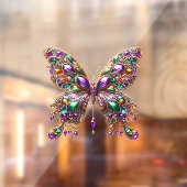 キュート宝石マルディグラスバタフライ ウィンドウサイン (シート2)