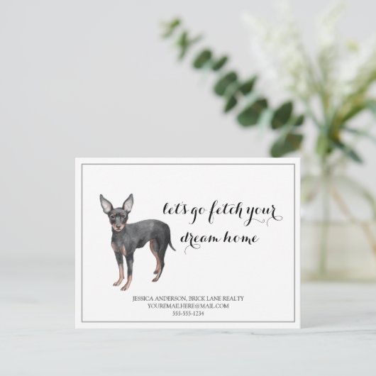 キュート実在ドグエステ買ートマーケティング ポストカード (スタンド正面)