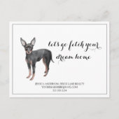 キュート実在ドグエステ買ートマーケティング ポストカード (正面)