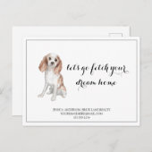 キュート実在ドグエステ買ートマーケティング ポストカード (正面/裏面)