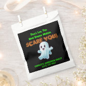 キュート実在幽霊エステートポップ・アートのバイハローウィンパーティ フェイバーバッグ (クリップ留めされた状態)