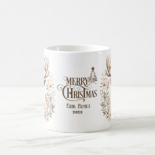 キュート居心地の良いスカンジナビアのクリスマストインデア コーヒーマグカップ