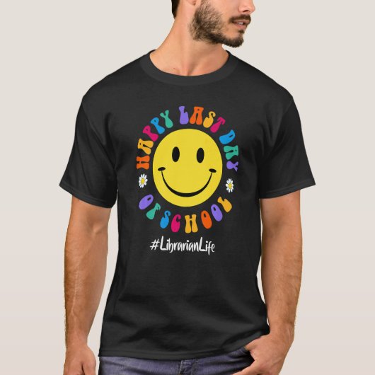 キュート幸せな最後の日図書館司書の生活Libra Tシャツ (正面)
