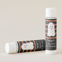 キュート幽霊グール不気味ハローウィンパーティリップバーム