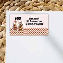 キュート幽霊コテージコア秋ハロウィーンアドレス