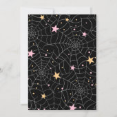 キュート幽霊スプオクタキュラーキッズハローウィンパーティ 招待状 (裏面)