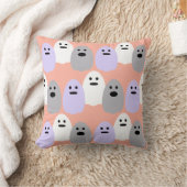 キュート幽霊パステル クッション (ブランケット)