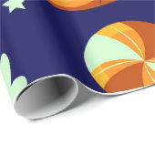 キュート幽霊パンプキンハロウィンホリデー ラッピングペーパー (ロールコーナー)