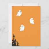 キュート幽霊&パンプキンハロウィーン招待状 招待状 (裏面)