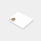 キュート幾何学オレンジカボチャハッピーハローウィン ポストイット (アングル)