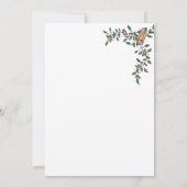 キュート幾何学オレンジカボチャハッピーハローウィン 招待状 (裏面)