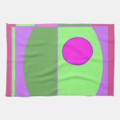 キュート幾何学模様 キッチンタオル (横)