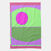 キュート幾何学模様 キッチンタオル (縦)