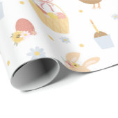 キュート復活祭パターンラッピング紙 ラッピングペーパー (ロールコーナー)