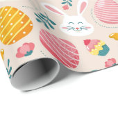 キュート復活祭パターンラッピング紙 ラッピングペーパー (ロールコーナー)