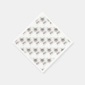 キュート怒ク顔スケッチ スタンダードカクテルナプキン (角)