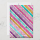 キュート怖いリトルモンスターズ誕生日 招待状 (裏面)