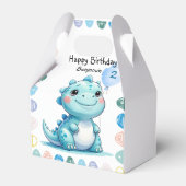 キュート恐竜のロアボーイハッピーバースデーパーティー フェイバーボックス (正面サイド)