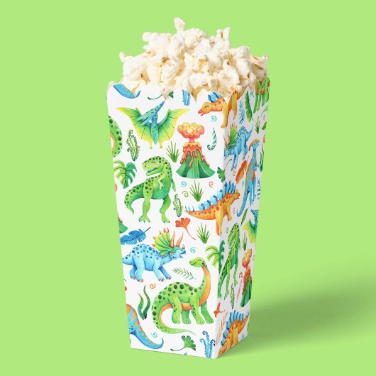 キュート恐竜の少年の誕生日ディノパーティー フェイバーボックス