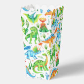 キュート恐竜の少年の誕生日ディノパーティー フェイバーボックス (正面)