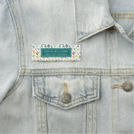 キュート恐竜アルファベットパターンカスタム先生 名札