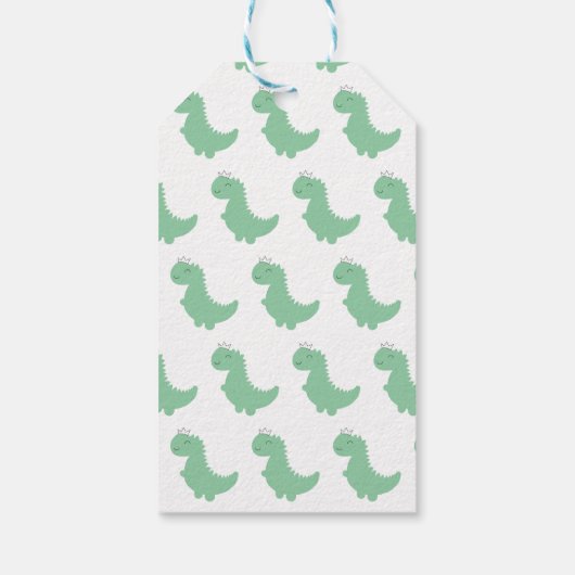 キュート恐竜ギフトラベル ギフトタグ (裏面)
