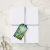 キュート恐竜ギフトラベル ギフトタグ (より糸付き)