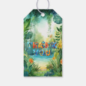 キュート恐竜ギフトラベル ギフトタグ (裏面)