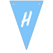 キュート恐竜ゴルフをテーマにした子供の誕生日 バンティングフラッグ (第1の旗)