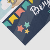 キュート恐竜ショベルトラクタのレインボー誕生日 薄葉紙 (詳細)