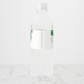 キュート恐竜ジャングルスクール子供の誕生日パーティーボー ペットボトルラベル (裏面)