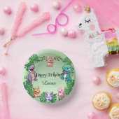 キュート恐竜ジャングルスクール子供の誕生日パーティー ペーパーボウル (パーティー)