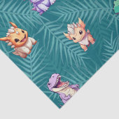 キュート恐竜ジャングルスクール子供の誕生日パーティー 薄葉紙 (詳細)