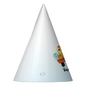 キュート恐竜トラクターボーイ新学期誕生日 パーティーハット (左)