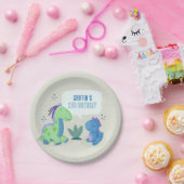 キュート恐竜バースデーパーティー紙プレート ペーパープレート (パーティー)