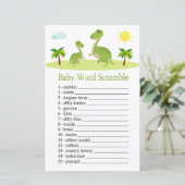 キュート恐竜ベビーの単語スクランブルゲーム (スタンド正面)