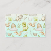 キュート恐竜ベビーの本テーマ エンクロージャーカード (裏面)