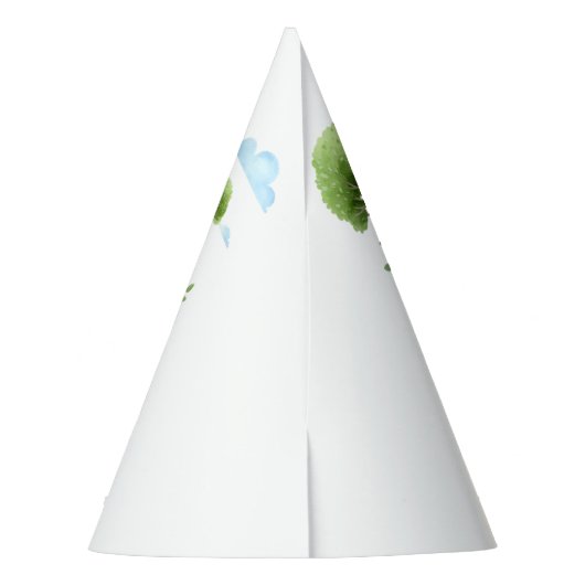 キュート恐竜ベビーの誕生日パーティー パーティーハット (裏面)