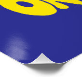 キュート恐竜ベビーオンボードカーデカール | 眠っている ポスター (コーナー)