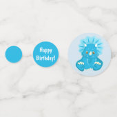 キュート恐竜ボーイ誕生日 コンフェッティ (裏面)