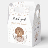 キュート恐竜モダンボホニュートラルベビーシャワー フェイバーボックス (オープン)