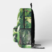 キュート恐竜モンスタートラックキッズカスタム プリントバックパック (右)