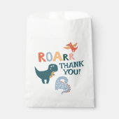 キュート恐竜子供の誕生日パーティー フェイバーバッグ (正面)