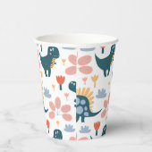 キュート恐竜子供の誕生日パーティー 紙コップ (右)