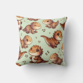 キュート恐竜子供部屋 クッション (正面)