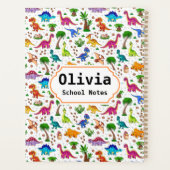 キュート恐竜新学期 プランナー手帳 (裏面)