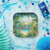 キュート恐竜紙プレート ペーパープレート (パーティー)